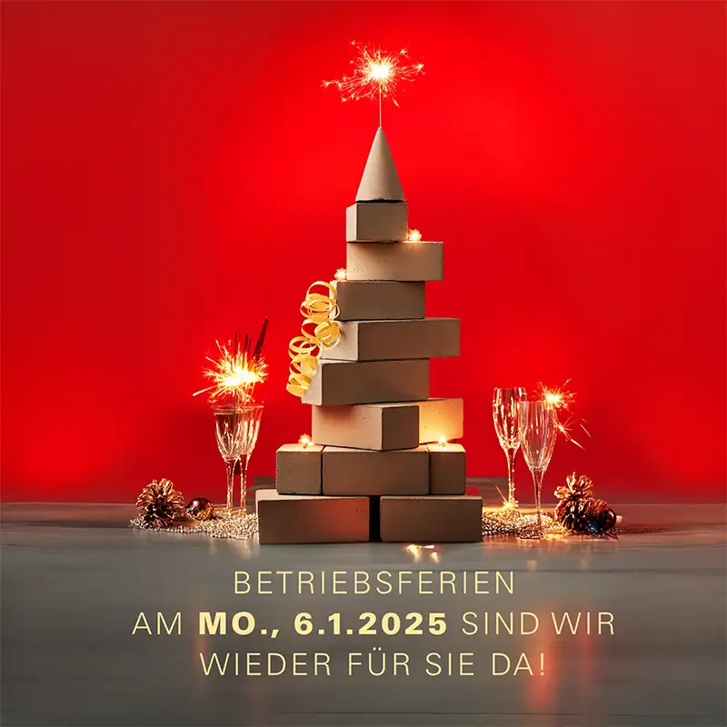 Betriebsferien bis 5.1.2025